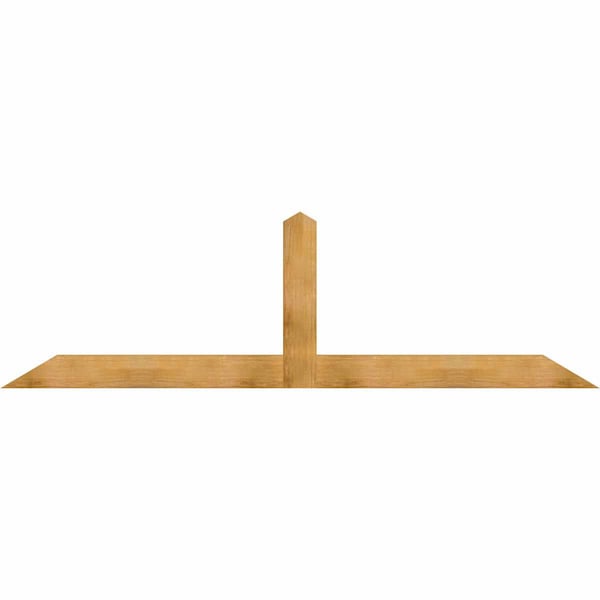 Ekena Millwork Portland Timber Gable Bracket, Western Red Cedar, 108"W x 31 1/2"H x 2"D x 6"F, 7/12 Pitch GBW108X31X0206POR00RWR - main